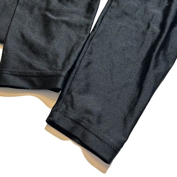 American Apparel Black Shiny Leggings Size Small - Picture 5 of 9